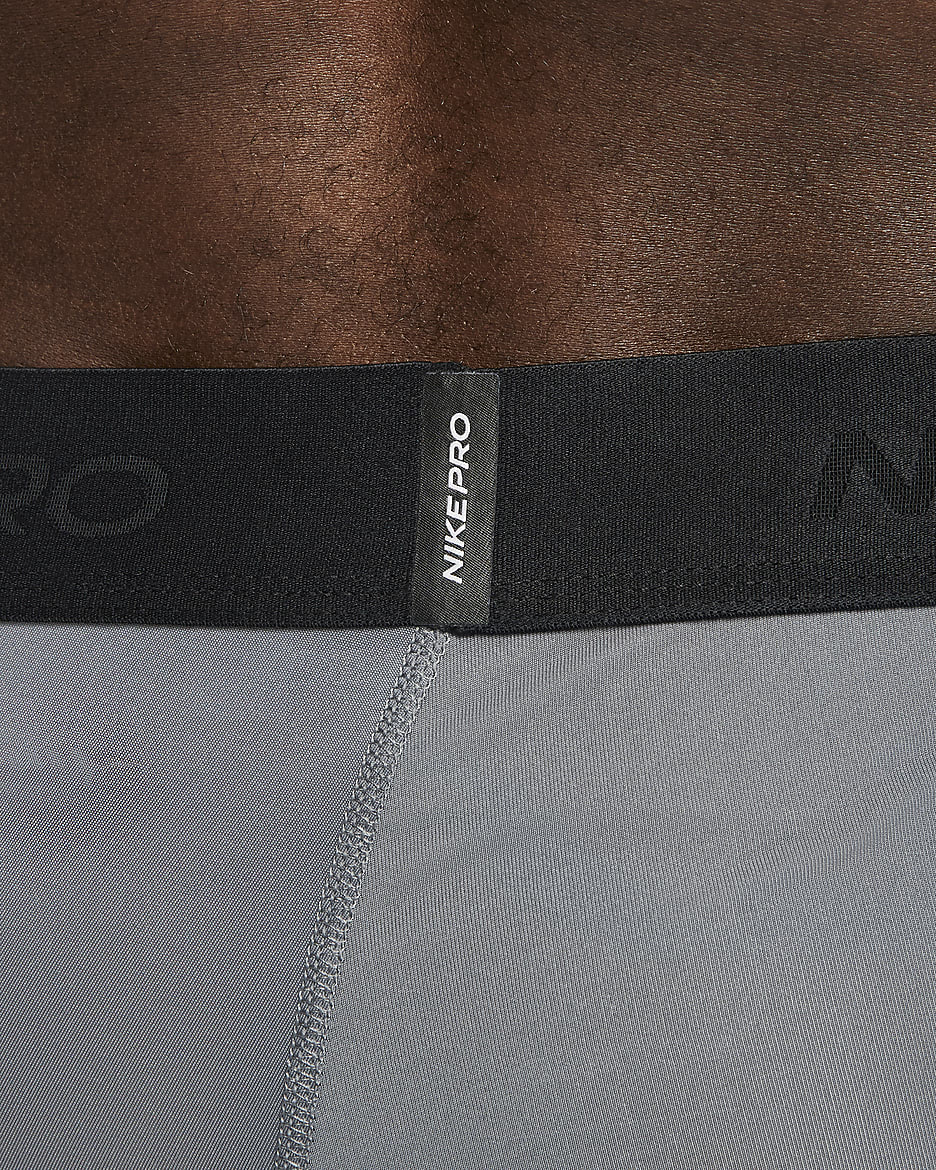 Mallas nike pro hombre plata online